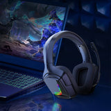 ONIKUMA K20 Wired Headphones With Microphone RGB Light Gaming Headsets Noise Cancelling Earphones For PS4 Xbox One Headset Gamer