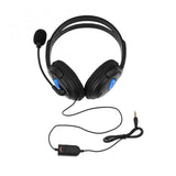 3.5mm Wired Gaming Headphone Earphone Gamer Headset Stereo Sound with Microphone LED Lights Audio Cable for Game for PS4 d25