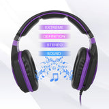 Gaming Headset Noise Isolating Over Ear Headphones with Mic, Volume Control, Bass Surround, video game for PC PS4 PS5