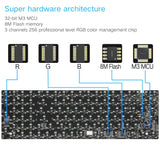 SKYLOONG Mechanical Keyboard GK96 96 Keys 90% Gamer Wired Hot Swappable RGB Backlit Gaming Keyboard for PC Desktop Laptop Tablet