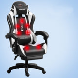 New Massage Office Chair Computer Chair  Pink Leather Gaming Chair for Bedroom Game Chair Cadeiras De Escritório Home Furniture