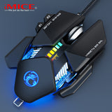 Ergonomic Gaming Mouse Computer-Mice Gamer Wired Laptop Usb-Cable Optical Adjustable Tail Mouse Professional Mouse Gamer 4000DPI