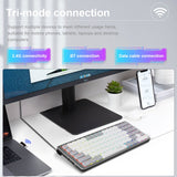 KARTOMAN K1 Slim Mechanical Gaming RGB Keyboard Support Bluetooth 5.0 wireless USB 2.4G Russian Portuguese for Mac OS Windows PC