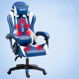 New Massage Office Chair Computer Chair  Pink Leather Gaming Chair for Bedroom Game Chair Cadeiras De Escritório Home Furniture