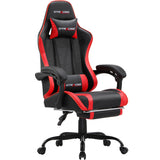 GTRACING Leather Ergonomics Gaming Chair Adjustable Height Reclining Office Chair