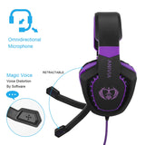 Gaming Headset Noise Isolating Over Ear Headphones with Mic, Volume Control, Bass Surround, video game for PC PS4 PS5