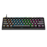 82 Keys Crystal Transparent Keycaps Mechanical Keyboard Hot Swap Dual ISSP Mute Full-key Axis RGB backlit Keycap gaming keyboard