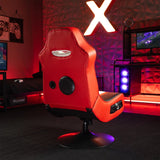 Pedestal Gaming Chair White  2.1 Bluetooth Audio desk chair  computer chair