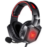 Gaming Headset for PS4 Xbox One PS5 Sega Dreamcast PC PS2 Noise Canceling Over Ear Gaming Headphones with Microphone &amp; LED Light