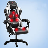 New Massage Office Chair Computer Chair  Pink Leather Gaming Chair for Bedroom Game Chair Cadeiras De Escritório Home Furniture