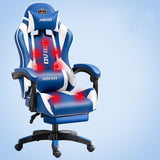 New Massage Office Chair Computer Chair  Pink Leather Gaming Chair for Bedroom Game Chair Cadeiras De Escritório Home Furniture