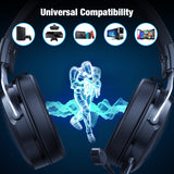 ONIKUMA X10 Gaming Headset with Flexible HD Microphone Dynamic RBG Light  Gaming Headphones for PC Gamer