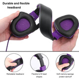 Gaming Headset Noise Isolating Over Ear Headphones with Mic, Volume Control, Bass Surround, video game for PC PS4 PS5