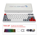 SKYLOONG SK68 Mechanical Keyboard 65% 68 Keys Hot Swappable Switches PBT Detachable Cable Gamers Gaming Keyboards For Win Mac PC