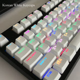 104 Keys Russian Korean Backlit Keycaps For Mechanical Gaming Keyboard Cherry MX Switch OEM Profile ABS Keycap Gamer Custom DIY